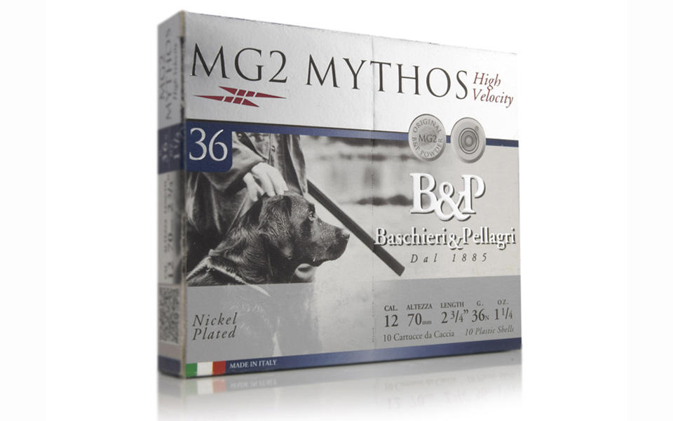 Baschieri & Pellagri: cartucce da caccia MG2 Mythos hv cal. 12 36g