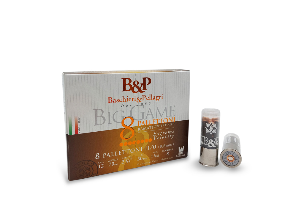 BIG GAME 8 PALLETTONI – COPPER PLATED HV