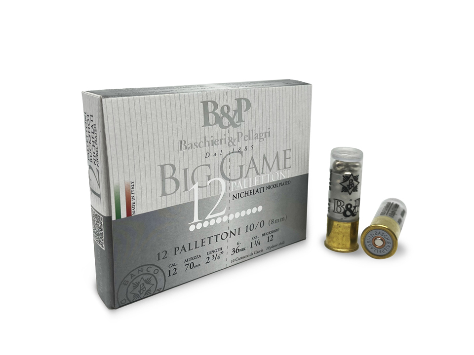 BIG GAME 12 PALLETTONI – NICKEL PLATED
