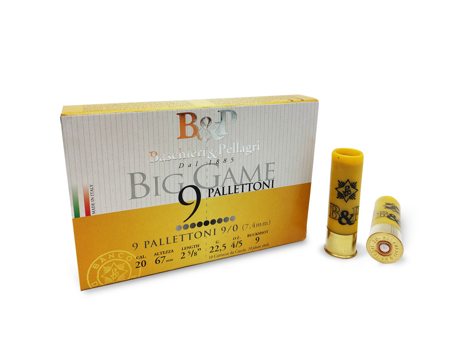 BIG GAME 9 PALLETTONI CAL.20